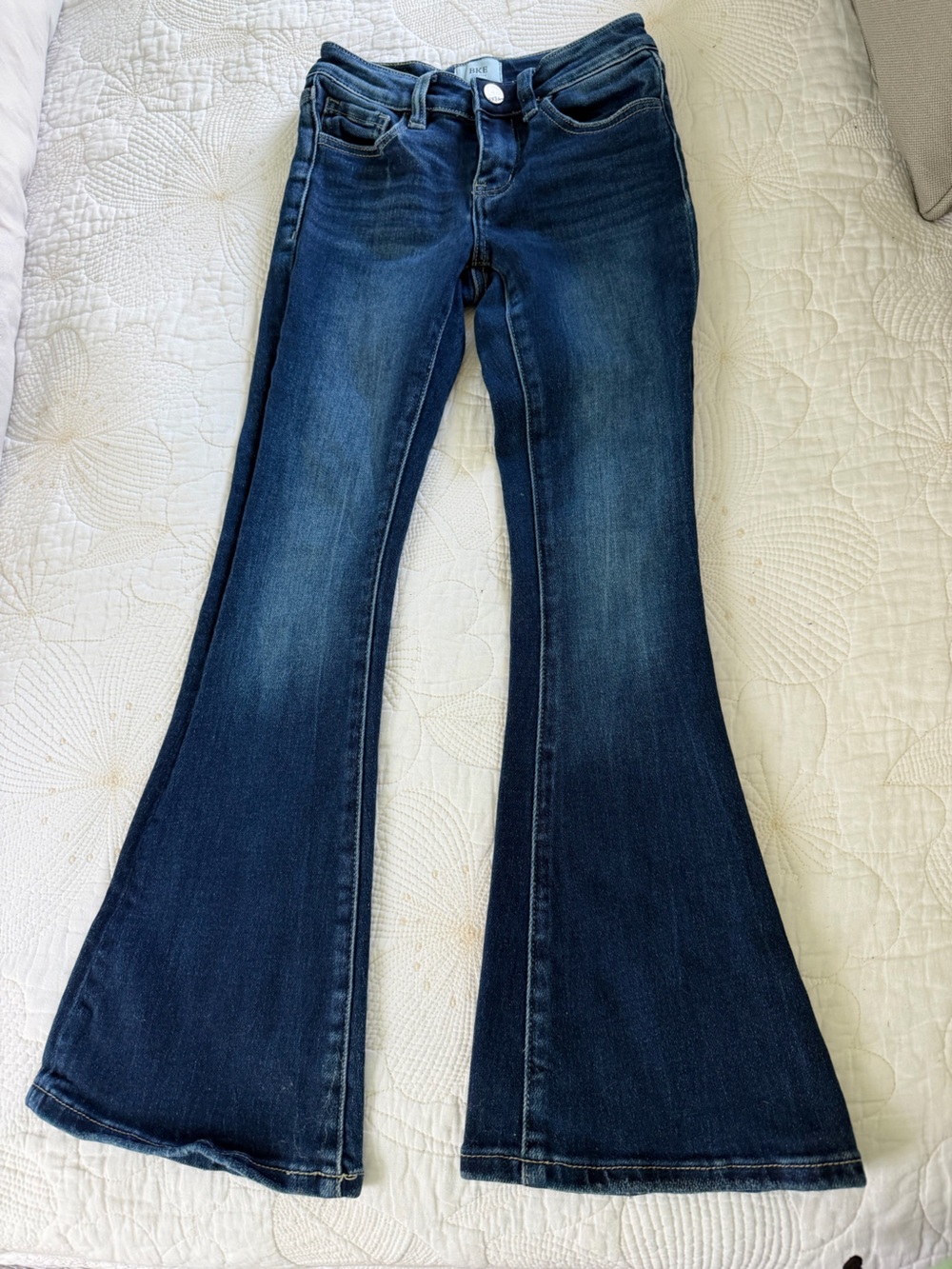 BKE Kids Dark Blue Flare Jeans